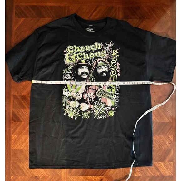 Cheech & Chong Black Graphic Tee | XXL | MAD Engine NWOT - Picture 5 of 12